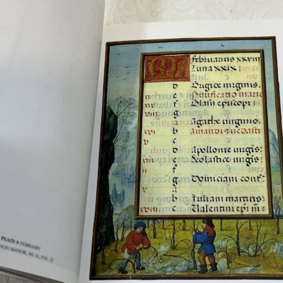 Miniature Series Books of Hours Medieval Manuscripts 1996 Softcover 4"x4.75"NEW - Picture 6 of 9